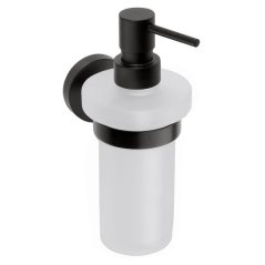 EBS Urban Round Black Dávkovač tekutého mýdla, černá mat