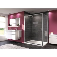 EBS Urban Sprchové dveře 2-dílné 140 cm, chrom lesk 140404.069.322