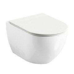 EBS Urban City WC závěsné Rimfree, bílá