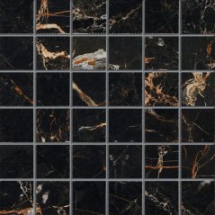 EBS Lux mozaika 30x30 laurants brown lesklá