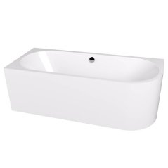 EBS Velvet Vana asymetrická 180x75 cm, levá, bílá