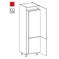 EBS CHU22LPB Skříň pro vestavnou lednici 60 cm, bílá lesk