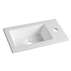 EBS Urban Smart Umývátko 40 x 22 cm, bílá - litý mramor