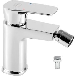 EBS Urban Bidetová baterie s výpustí Click/Clack, chrom URB135