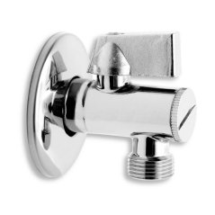 EBS Rohový ventil s filtrem, hliníková páka,1/2x3/8