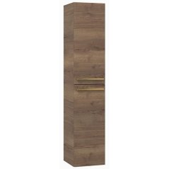 EBS Urban Vysoká skříňka 35x170cm L/P, dub halifax-madlo bronz