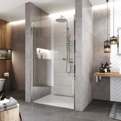 EBS Tango Pivotové jednokřídlé dveře 70x200 cm, chrom/čiré sklo