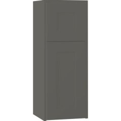 EBS Lana Střední skříňka, pravá, 88 cm, šedá matná