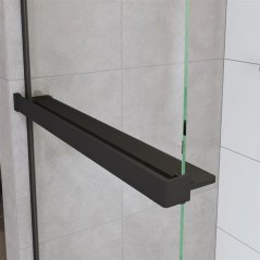 EBS Relax Polička 120 cm na Walk-in zástěnu, černá mat