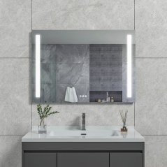 EBS Mars Zrcadlo 100 x 70 cm s LED osvětlením a dotykovými tlačítky