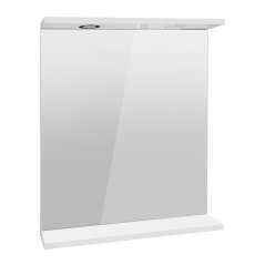 EBS K-Plus Zrcadlo 50x70x12 cm, s osvětlením