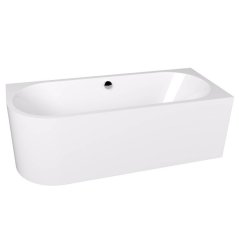 EBS Velvet Vana asymetrická 180x75 cm, pravá, bílá