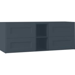 EBS Laca Skříňka umyvadlová s deskou 153,2 cm, hlubinná modř matná