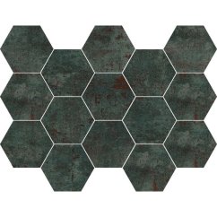 EBS Metalo hexagon 22,5x32,5 seagreen