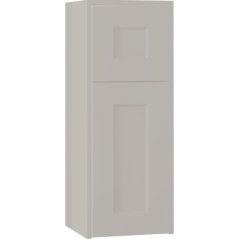 EBS Laca Střední skříňka, pravá, 88 cm, šedá matná
