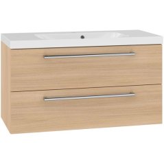 EBS Pure Skříňka s umyvadlem 101 cm, dub sand barbera