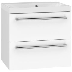 EBS Pure skříňka s umyvadlem 61 cm, bílá