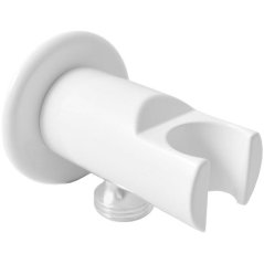 EBS Podomítkový vývod s držákem sprchy, bílá