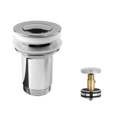 EBS Umyvadlový vtok Click/Clack, malá zátka, chrom