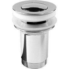 EBS Vtok umyvadlový Clic-Clack, malá zátka, chrom