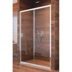 EBS Nova Sprchové dveře dvoudílné 120 cm, čiré sklo, chrom