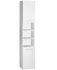 EBS Elva Skříňka vysoká 33x170 cm, bílá lesk, levá