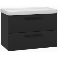 EBS Urban Skříňka s umyvadlem 80cm, černá mat
