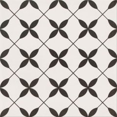 EBS Patterns dlažba 29,8x29,8 clover black