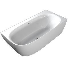 EBS Diora Volně stojící vana do rohu 170x80cm, levá - bílá