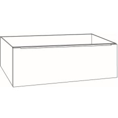 EBS Nevio Skříňka umyvadlová 81 cm, 1 zásuvka, zakázková barva K4