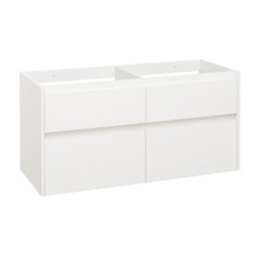 EBS Duomo Skříňka umyvadlová 121 cm, bílá lesklá