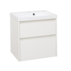 EBS Duomo Skříňka a umyvadlo 61 cm, bílá lesklá