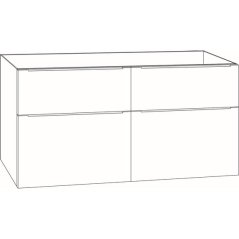 EBS Nevio Skříňka umyvadlová 121 cm, zakázková barva K4