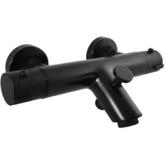 EBS Vanová termostatická baterie, rozteč 15 cm, černá matná