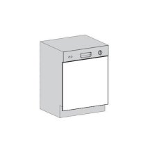 EBS Next Dvířka na myčku 60 cm, bílá lesk