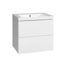 EBS KUBA Skříňka + umyvadlo 61 cm, bílá lesklá