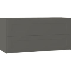 EBS Lana Skříňka umyvadlová s deskou 123,2 cm, šedá matná