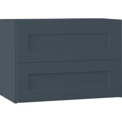EBS Laca Skříňka umyvadlová s deskou 83,2 cm, hlubinná modř matná