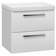 EBS Urban Skříňka s umyvadlem 61cm, bílá lesk/madlo chrom
