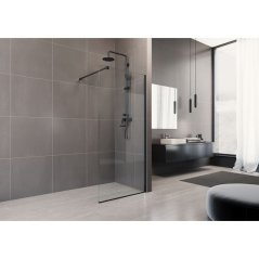 EBS Relax Black Walk-in stěna 140x200 cm