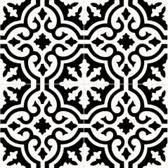 EBS Classic dlažba 45x45 negro matná