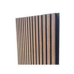Akustický panel Dub tmavý dýha 60x270 cm lamely na filcu
