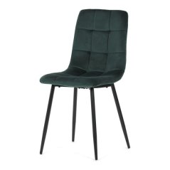 EBS Partitura Jídelní židle, sametová látka, zelená