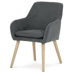 EBS Ambient Jídelní židle, hladká látka, tmavě šedá