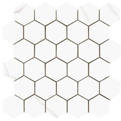EBS Museo hexagon 26,3x27,4 bianco carrara lesklý