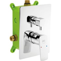 EBS Urban Vanová baterie se 3 výstupy s boxem, včetně tělesa, chrom URB018