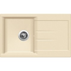 EBS KLASIK780 sahara granitový jednodřez s odkapem, 78x48 cm