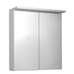 EBS K-Plus Galerka 60x70x24 cm, s LED osvětlením, bílá