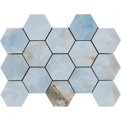 EBS Danae hexagon 22,5x32,5 esmeralda lesklý