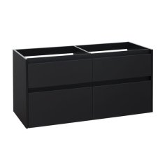 EBS Duomo Skříňka umyvadlová 121 cm, černá matná
